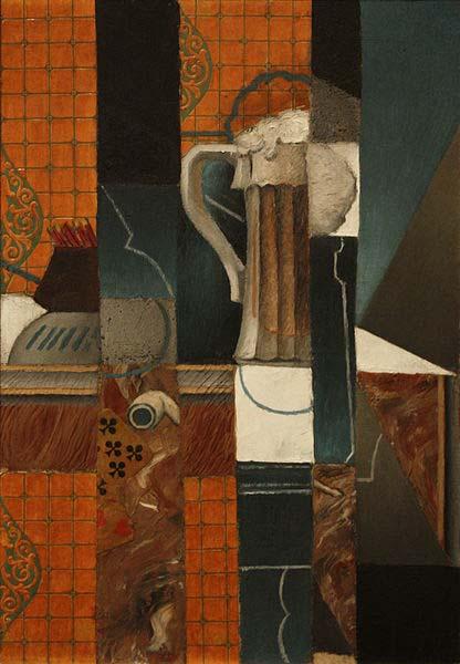 Juan Gris Playing Cards and Glass of Beer Germany oil painting art